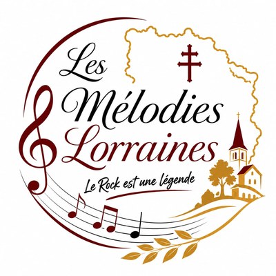 Logo de l'association Les Mélodies Lorraines — Le Rock est une légende